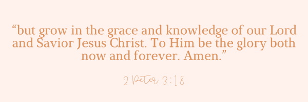 2 Peter 3:18